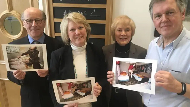 A jornalista Rosalind Morris, da BBC, Graham Morris, o primeiro a fotografar as crianças levitando, e o advogado Richard Grosse, que interrogou o "fantasma", foram reunidos pela apresentadora da BBC Sue MacGregor