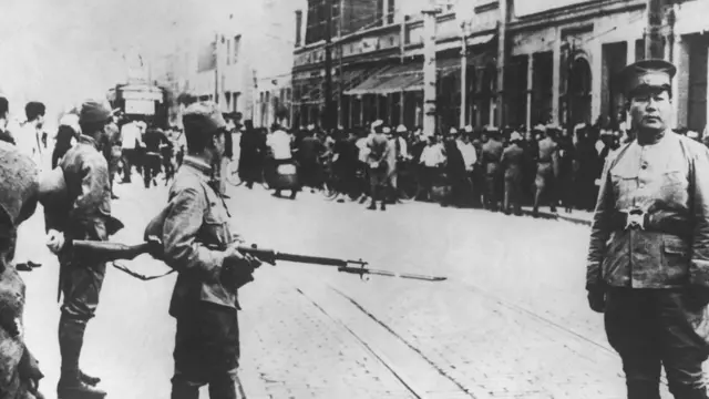 二次世界大战日军占领天津情况(1939)