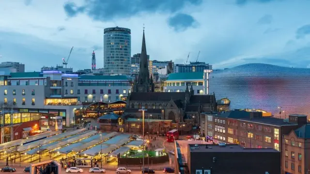 영국 버밍엄 시내 풍경