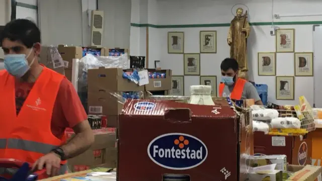 Voluntarios de la parroquia de San Juan de Dios, Madrid