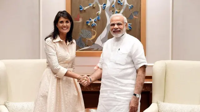 મોદી અને નિકી હેલી