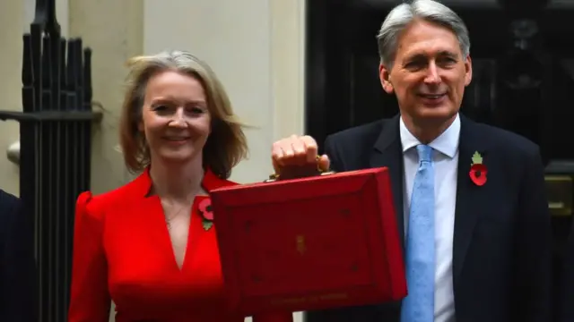 Liz Truss y Philip Hammond