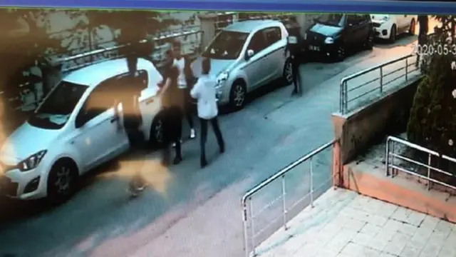 Olayla ilgili güvenlik kamerası görüntüleri.