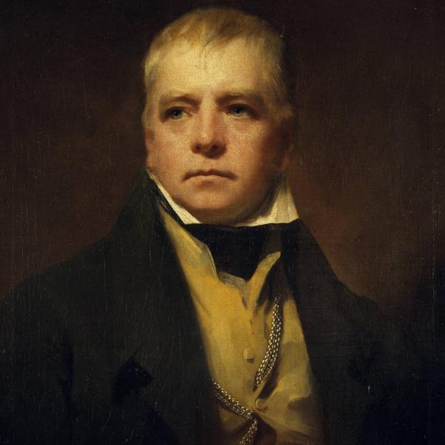 Sir Walter Scott, 1771-1832. Novelista y poeta, retratado por Sir Henry Raeburn, 1822.
