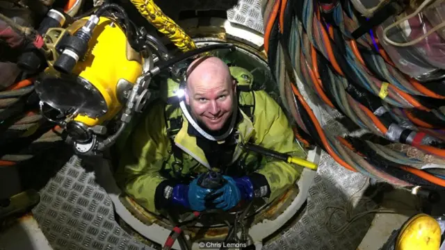Chris Lemons had been saturation diving for about a year and a half when the accident happened