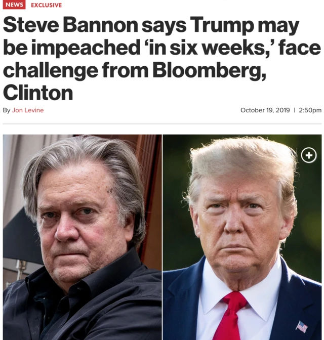 استیو بنن و دونالد ترامپ