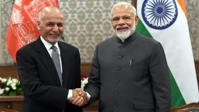 મોદી અને અફઘાન નેતા