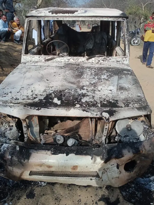 बोलेरो कार में नासिर और जुनैद को जलाकर मार दिया गया