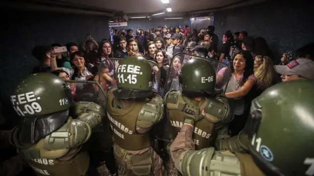 చిలీలో నిరసనలు