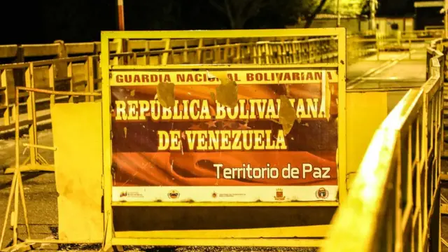 Щит на границе Венесуэлы
