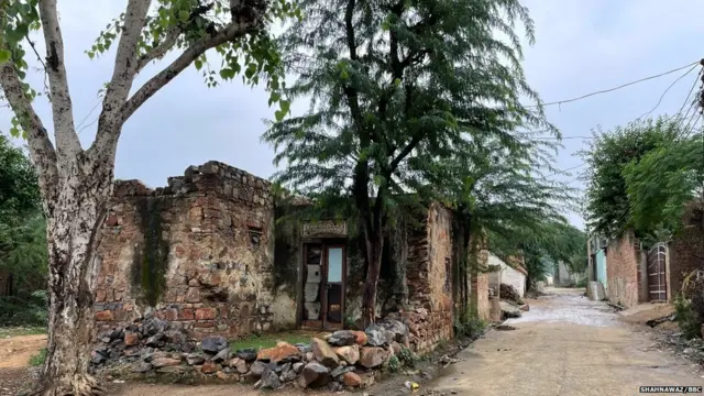 ਪਚਗਾਓਂ ਦੀ ਤਸਵੀਰ ਜਿੱਥੇ ਡੀਐੱਸਪੀ ਦੇ ਕਤਲ ਦੇ ਮੁਲਜ਼ਮਾਂ ਦਾ ਘਰ ਹੈ