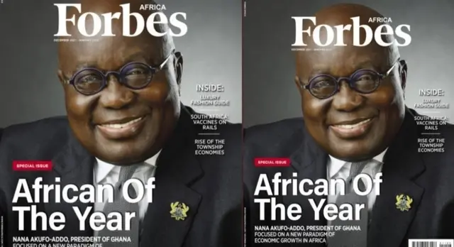 Forbes African of the year: Ghana Nana Akufo-Addo becomes "Forbes African of the year"