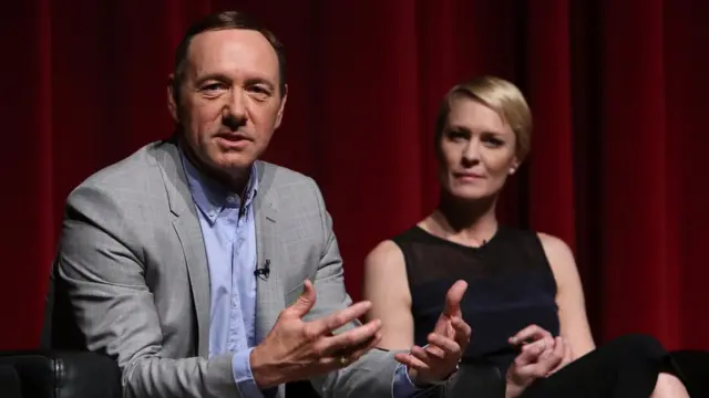 Spacey và Robin Wright trong phim House of Cards