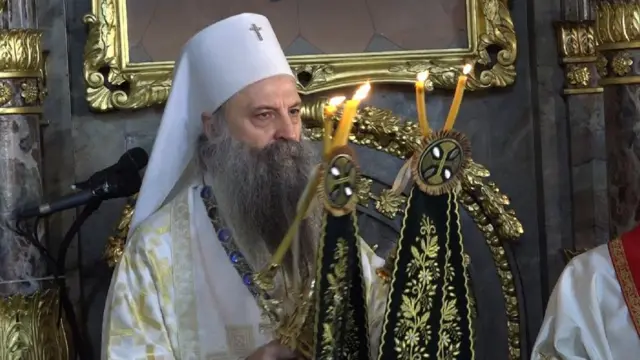 патријарх Порфирије, црква