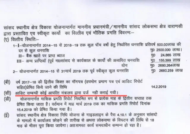 વારાણસી પ્રશાસન દ્વારા મળેલી માહિતી