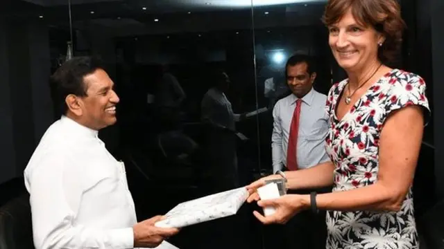  நெதர்லாந்து ஜோன்னி டொர்னேவர்ட்( Joanne Dornewaard) சுகாதார அமைச்சர் டாக்டர் ராஜித சேனாரத்ன சந்திப்பு