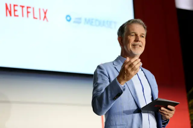 CEO de Netflix, Reed Hastings