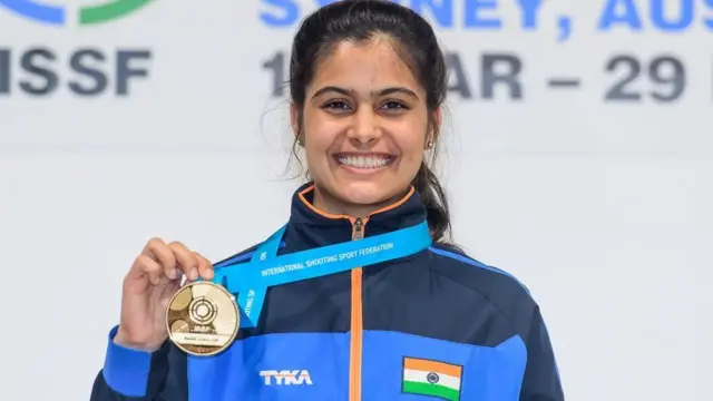 મનુ ભાકરની તસવીર