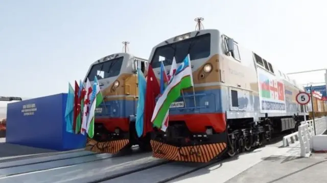 30 oktyabr 2017. İlk Bakı-Tbilisi-Qars qatarı yola düşdü