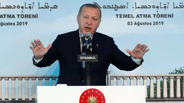 رئیس جمهور ترکیه بر قصد این کشور برای عملیات نظامی علیه نیروهای کرد در شمال سوریه تاکید کرده است