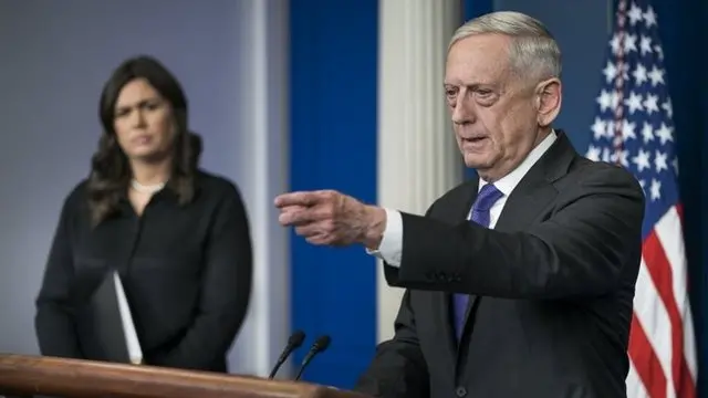 El secretario de Defensa estadounidense, Jim Mattis