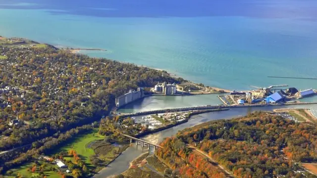 Mina de Goderich, en Canadá