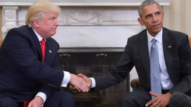 Trump et Obama
