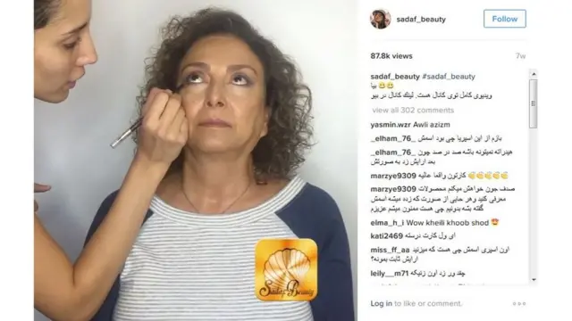 زنان پر طرفدار ایرانی در اینستاگرام