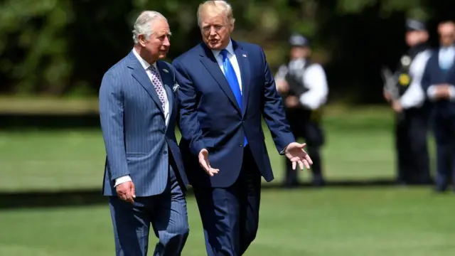 特朗普总统也查尔斯王子