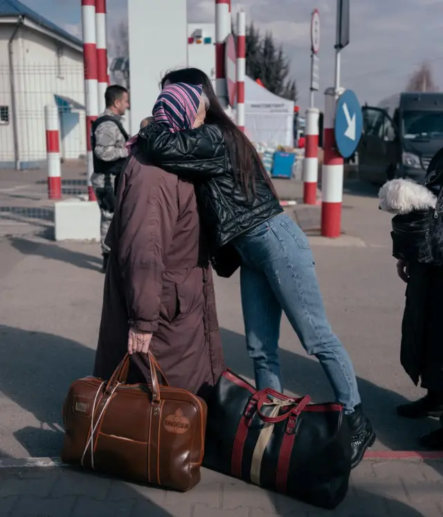 Mnoge od izbeglica iz Ukrajine dočekuju rođaci koji su žive u zapadnoj Evropi.