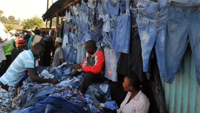 Gikomba ni rimwe mu masoko ahinda cyane mu murwa mukuru Nairobi