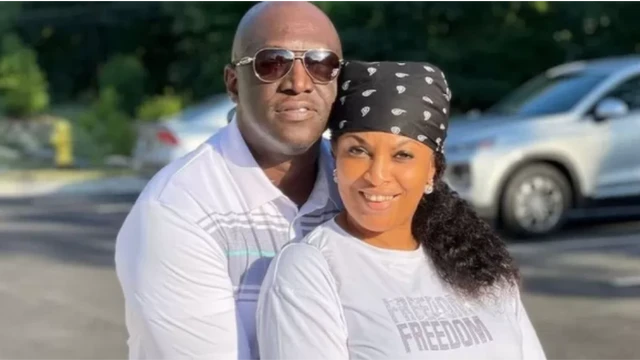 Sammie Okposo and wife