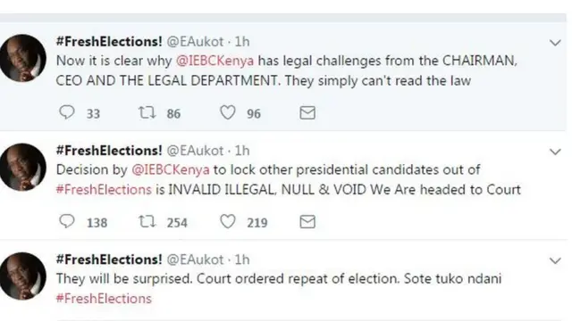 Kenya Elections. Uhuru Kenyatta