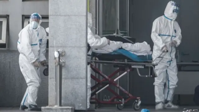 चीन के वुहान शहर में वायरस का संक्रमण