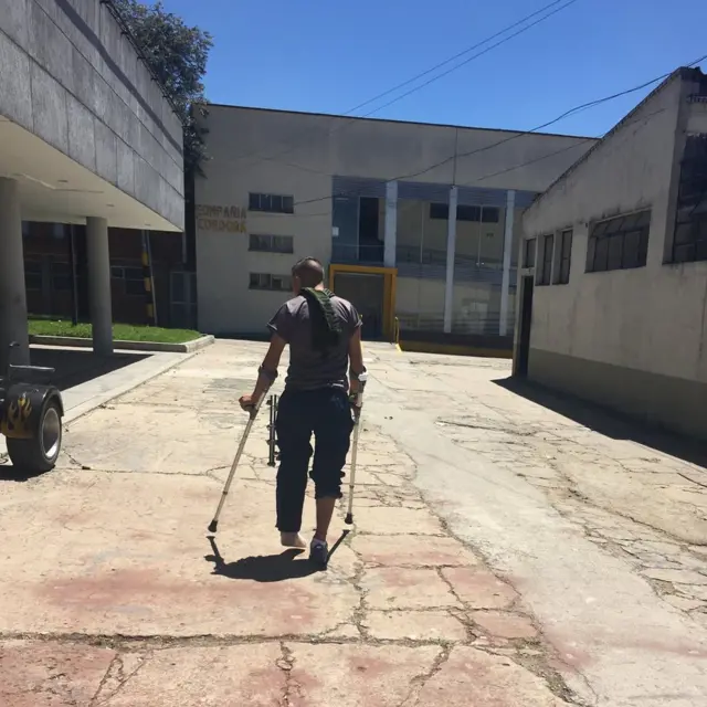 Soldado lesionado en el Basán