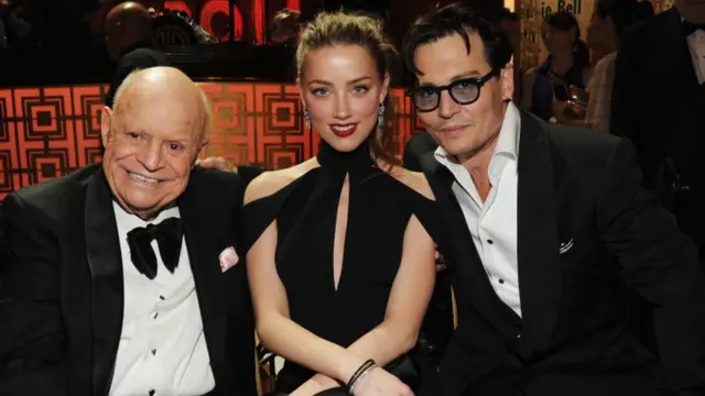 Don Rickles, Amber Heard e Johnny Deppn1 bet é confiável2014