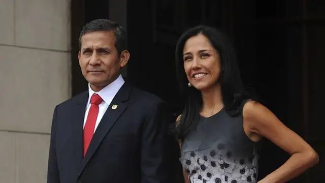 Humala y su esposa