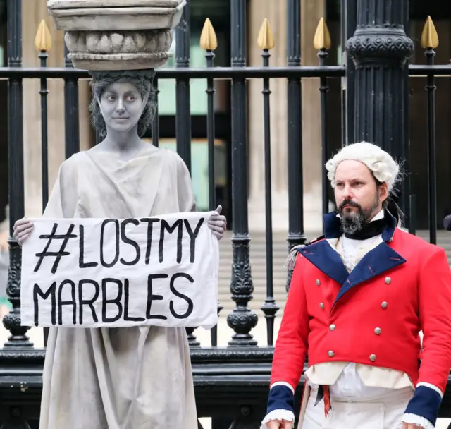 Protesto no British Museum