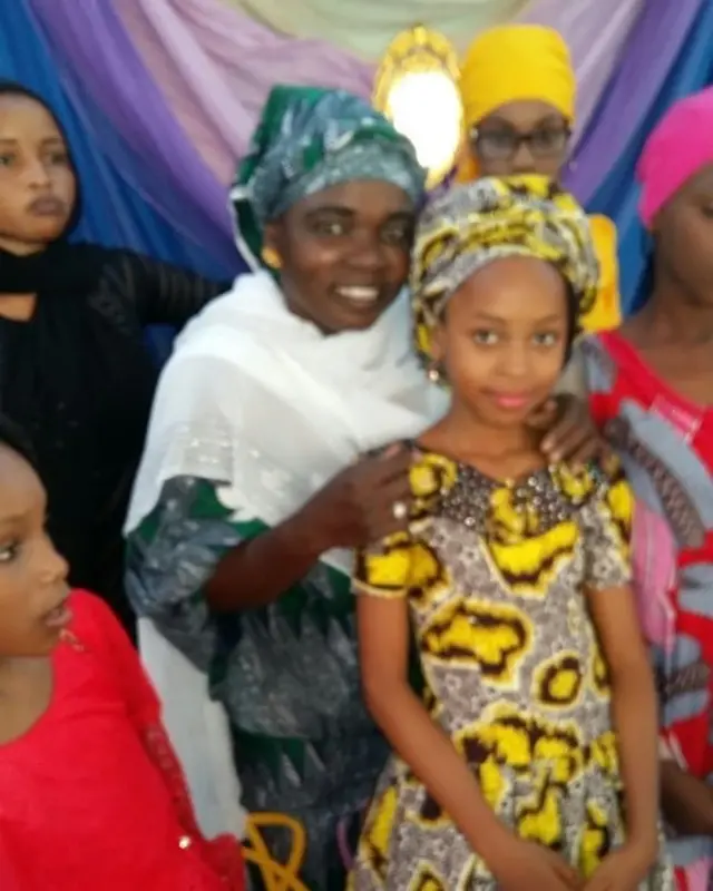 Saratu Daso da Iman Sani Danja lokacin bikin zagayowar ranar haihuwar Iman