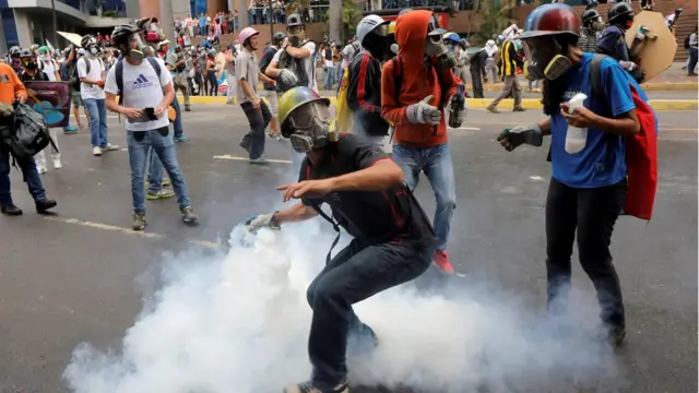 Venezuela'daki gösteriler