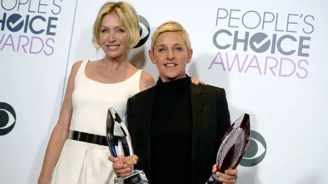 Ellen DeGeneres e Portiasecure gratowinRossi