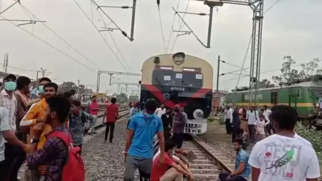 बिहार में अग्निपथ के ख़िलाफ़ प्रदर्शन