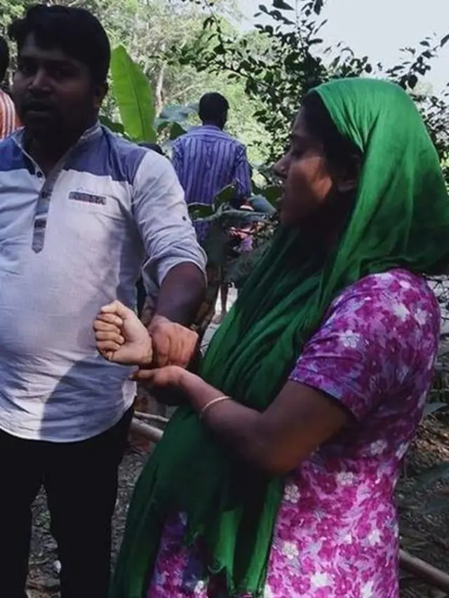 জারিফ অপহরণে অভিযুক্ত তাহমিনা।