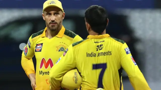 महेंद्र सिंह धोनी और फ़ाफ डू प्लेसी