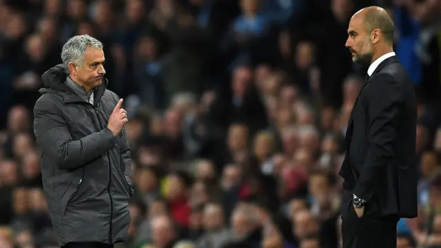 Jose Mourinho and Pep Guardiola