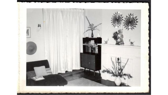 1957年的公寓楼房间