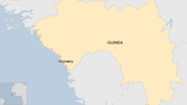 Map of Guinea