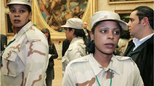 गद्दाफीच्या महिला अंगरक्षक