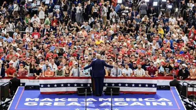 Donald Trump yatanguje ku mugaragaro imyiyamamazo y'ikiringo ca kabiri mu matora ya 2020 muri Amerika