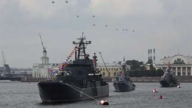 રશિયન નૌસેનાના જહાજ
